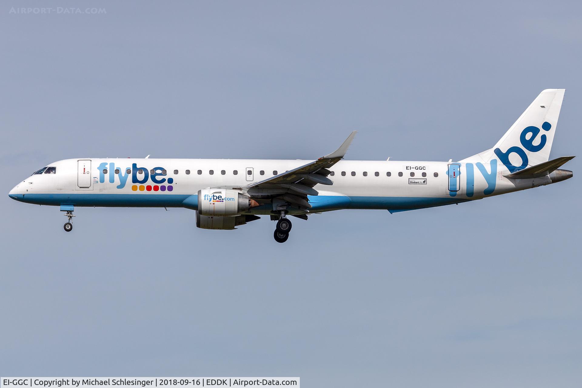 EI-GGC, 2008 Embraer 195LR (ERJ-190-200LR) C/N 19000213, EI-GGC - Embraer ERJ-195LR (ERJ-190-200 LR) - Flybe