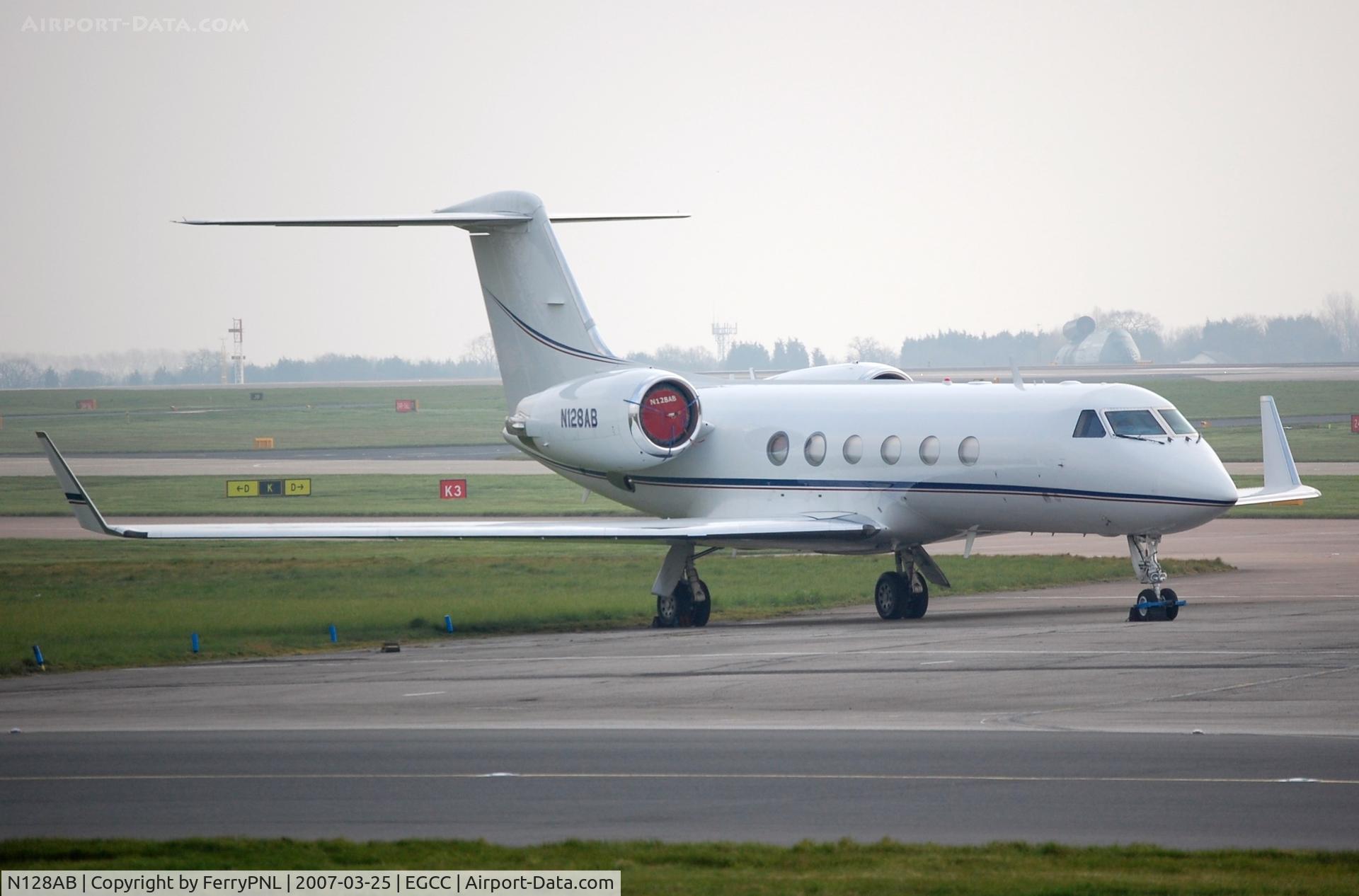 N128AB, 2002 Gulfstream Aerospace G-IV (G400) C/N 1501, Prime Jet G400 in MAN