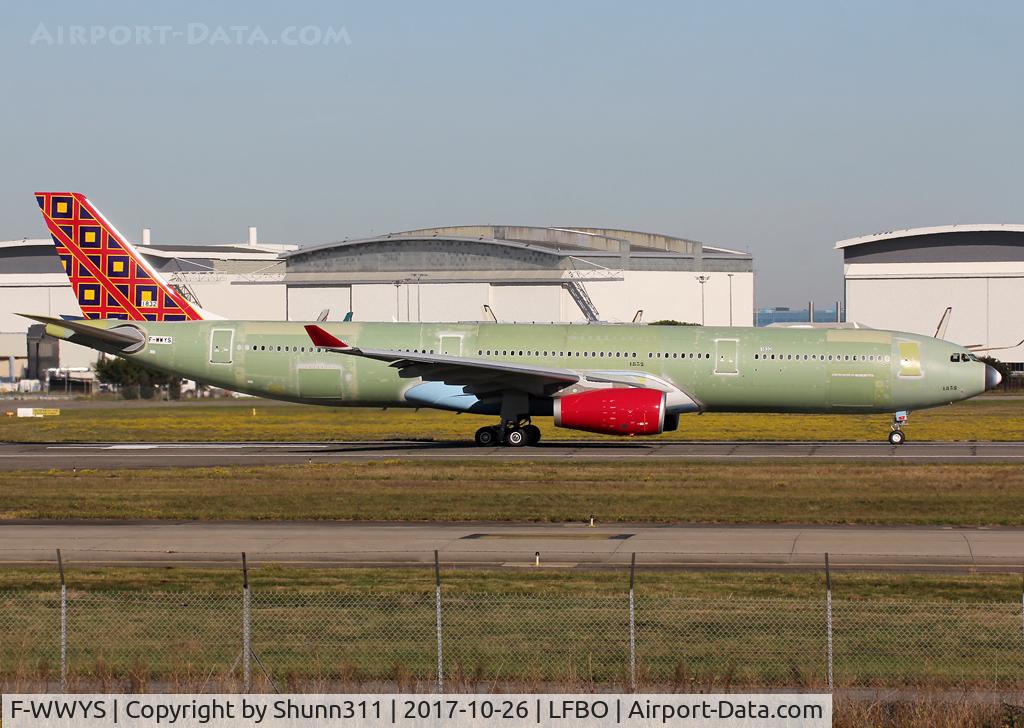 F-WWYS, 2017 Airbus A330-343 C/N 1832, C/n 1832 - For Thaï Lion Air