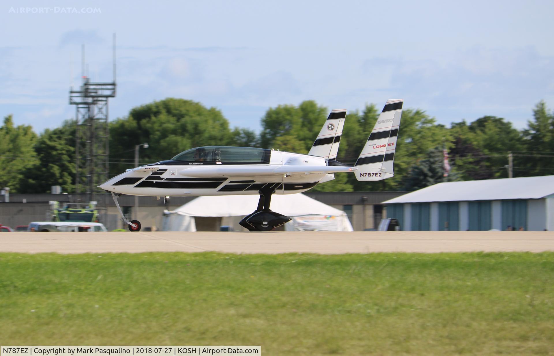 N787EZ, 1985 Rutan Long-EZ C/N 1217, Long-EZ