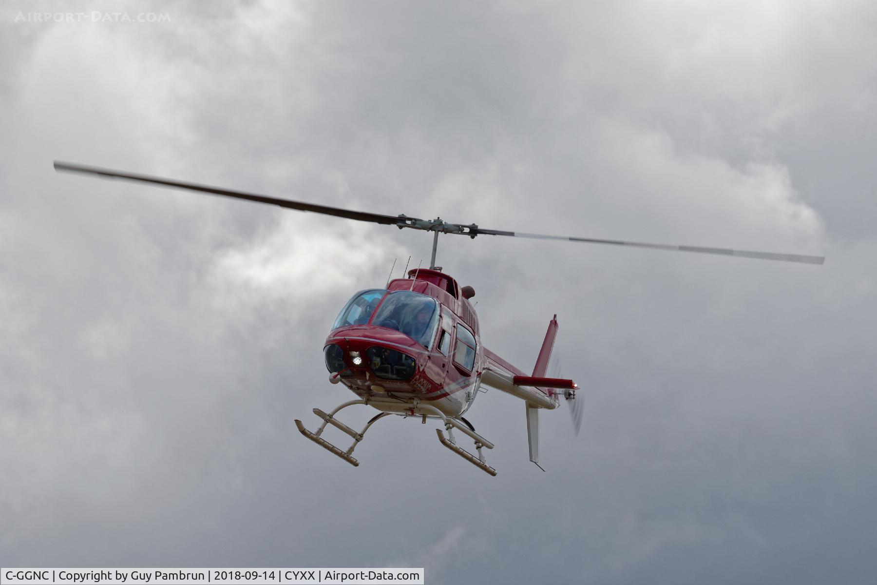 C-GGNC, 1976 Bell 206B JetRanger II C/N 2123, Landing