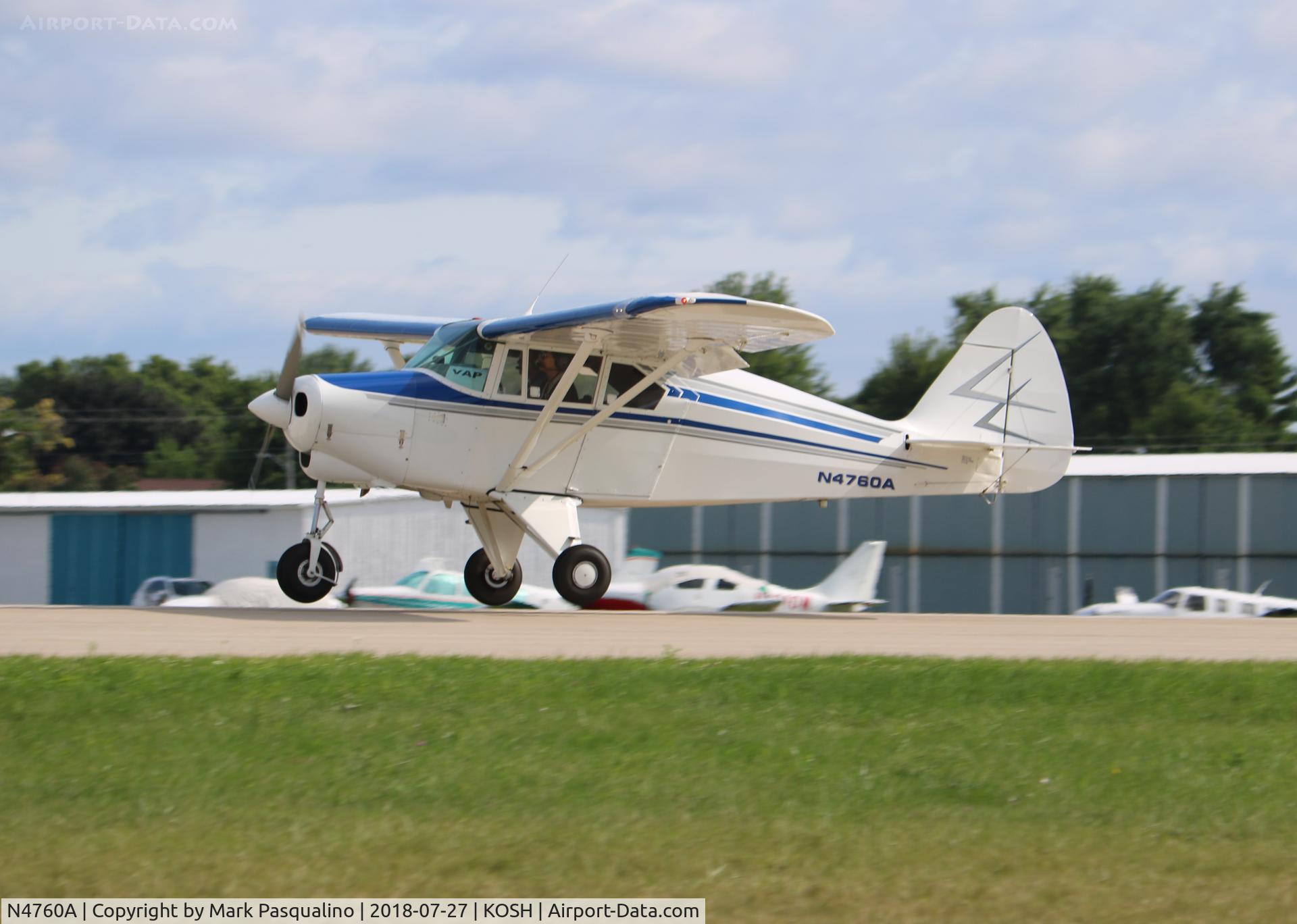 N4760A, 1956 Piper PA-22-150 C/N 22-3908, Piper PA-22-150