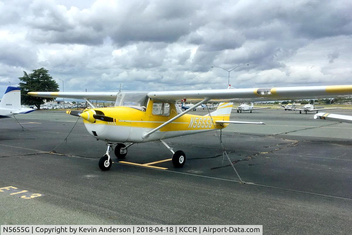 N5655G, 1969 Cessna 150K C/N 15071155, 1970 Cessna 150K N5655G at Concord, CA
