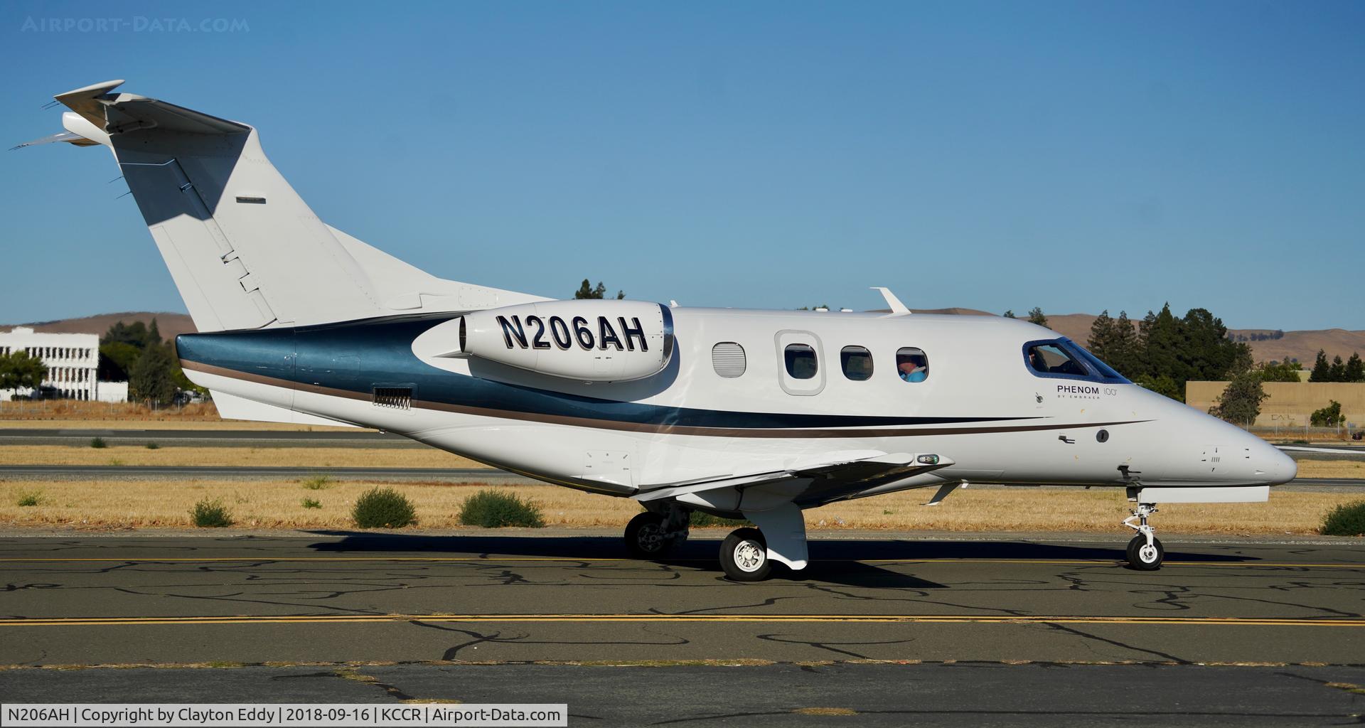 N206AH, 2009 Embraer EMB-500 Phenom 100 C/N 50000059, Buchanan Field Concord California 2018.