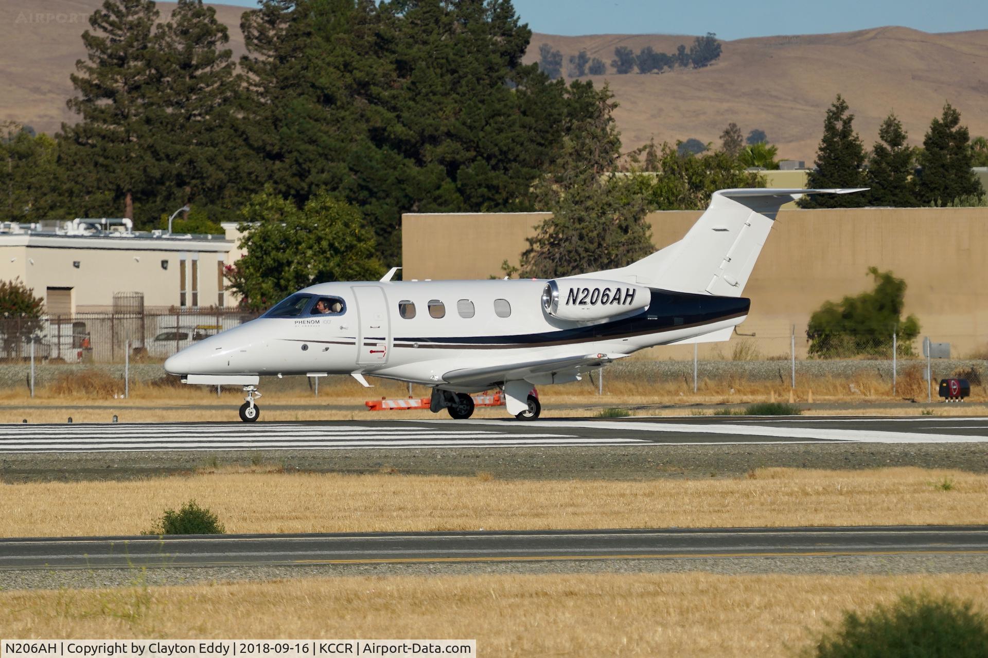 N206AH, 2009 Embraer EMB-500 Phenom 100 C/N 50000059, Buchanan Field Concord California 2018.