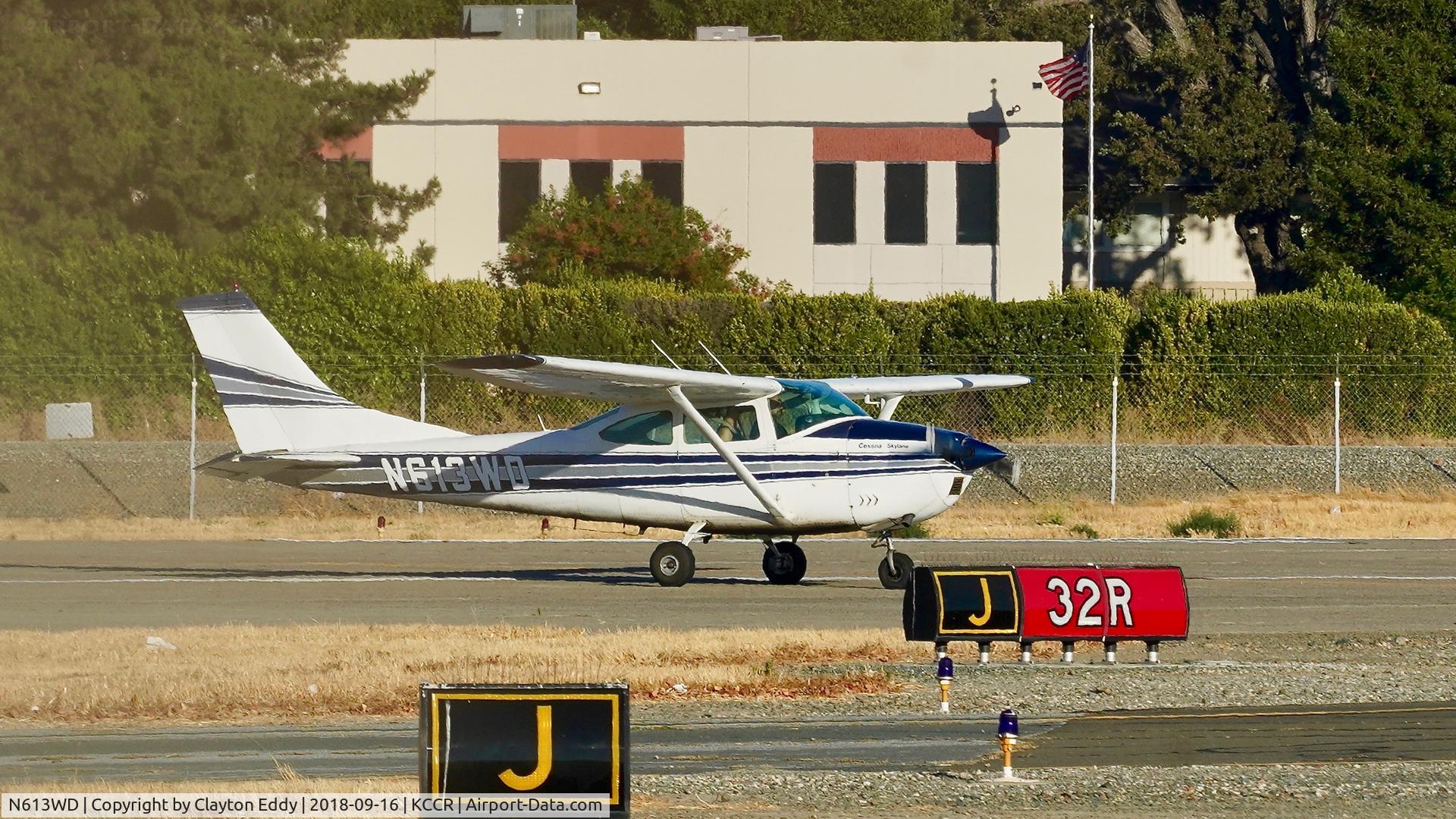 N613WD, 1969 Cessna 182M Skylane C/N 18259805, Buchanan Field Concord California 2018.
