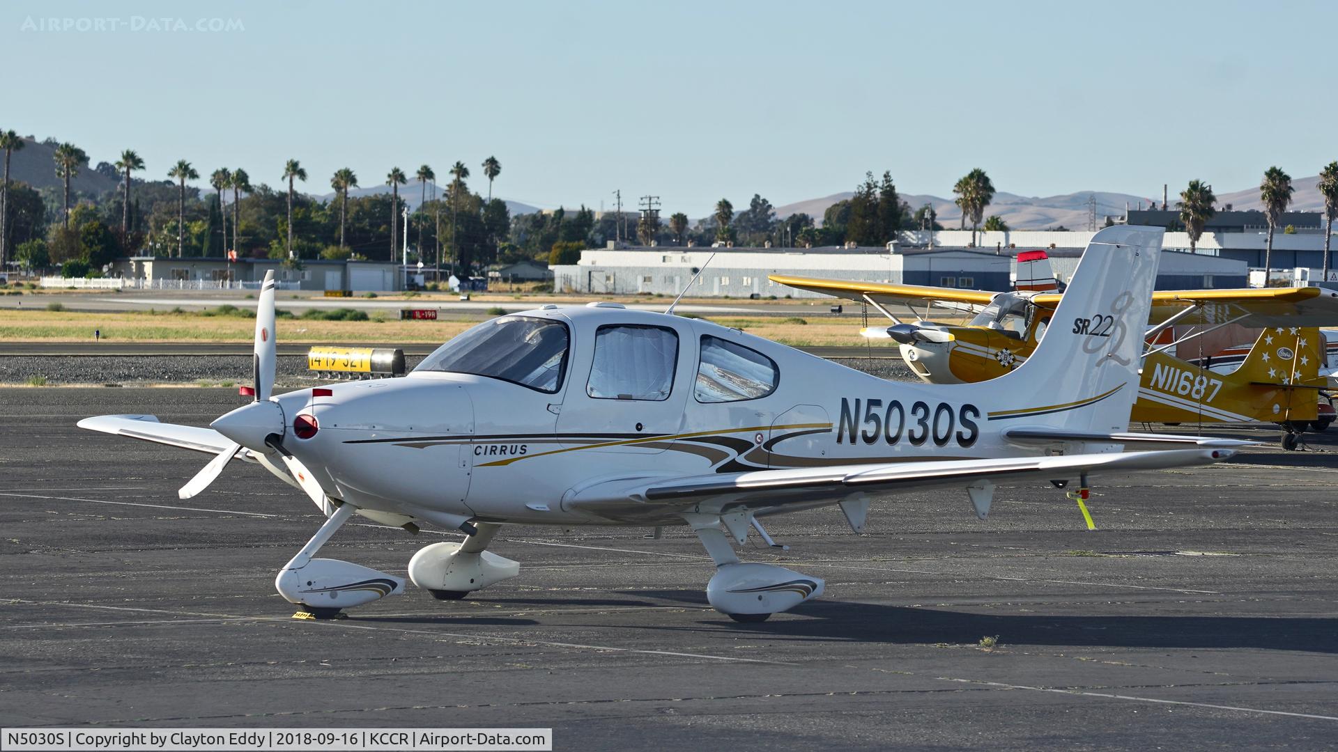 N5030S, 2004 Cirrus SR22 C/N 0827, Buchanan Field Concord California 2018.
