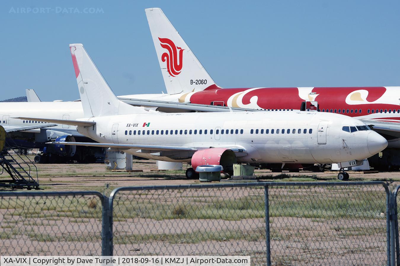 XA-VIX, 1985 Boeing 737-3B7 C/N 23312, Originally, N362AU operated by US Air. Delivered August 11, 1985. Later N390US operated by US Airways. VivaAerobus was it's final operator. 