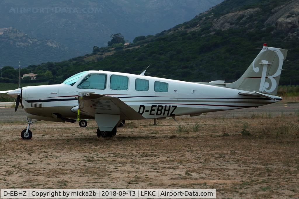 D-EBHZ, Beech A36 Bonanza 36 C/N E-2717, Parked