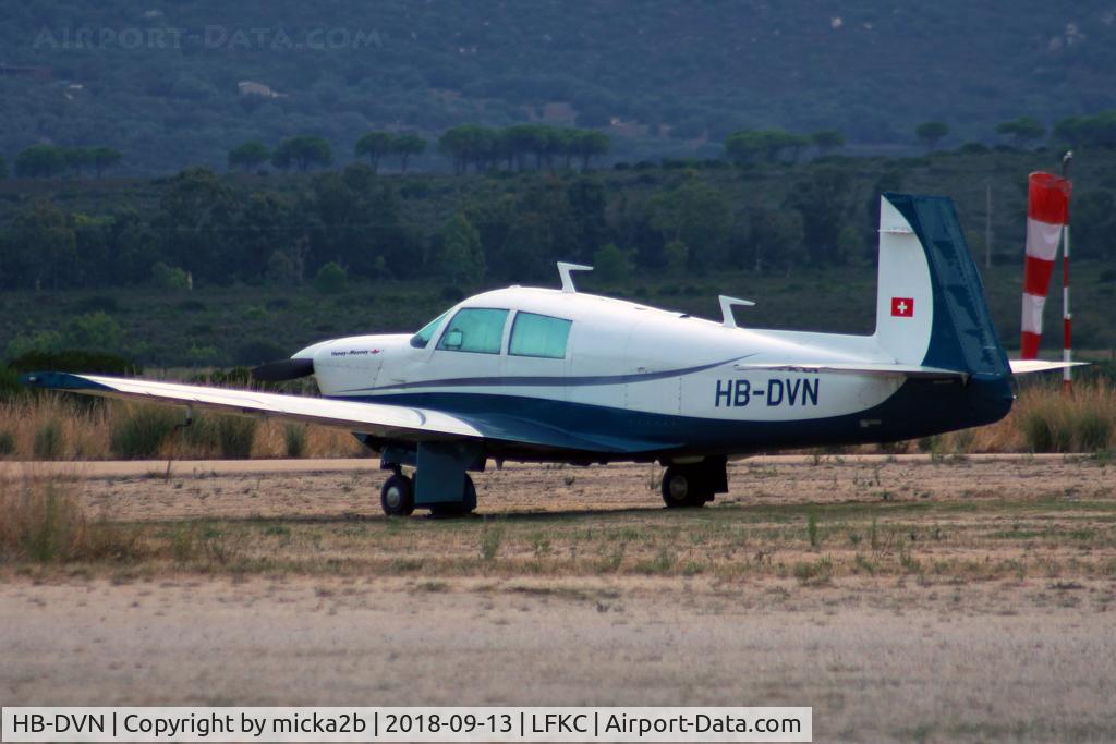 HB-DVN, 1965 Mooney M20E Super 21 C/N 807, Parked