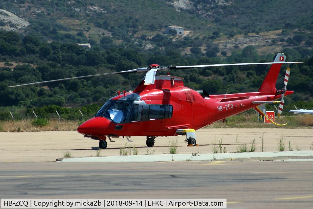 HB-ZCQ, 2000 Agusta A-109E Power C/N 11093, Parked