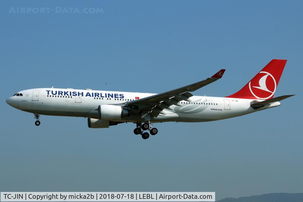 TC-JIN, 2008 Airbus A330-202 C/N 932, Landing