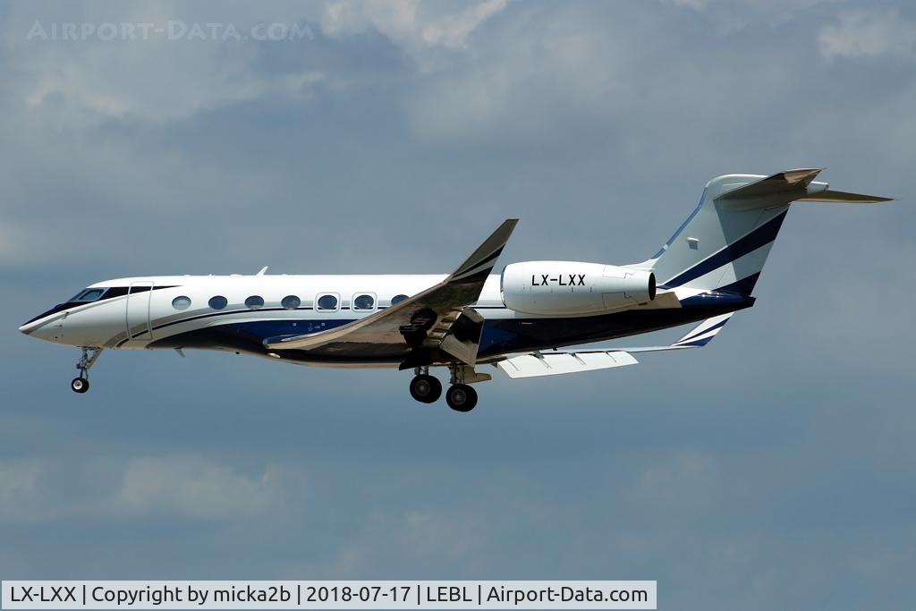 LX-LXX, 2014 Gulfstream Aerospace G650 (G-VI) C/N 6115, Landing