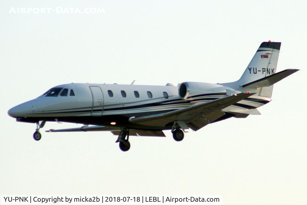 YU-PNK, 2016 Cessna 560XL Citation XLS+ C/N 560-6209, Landing