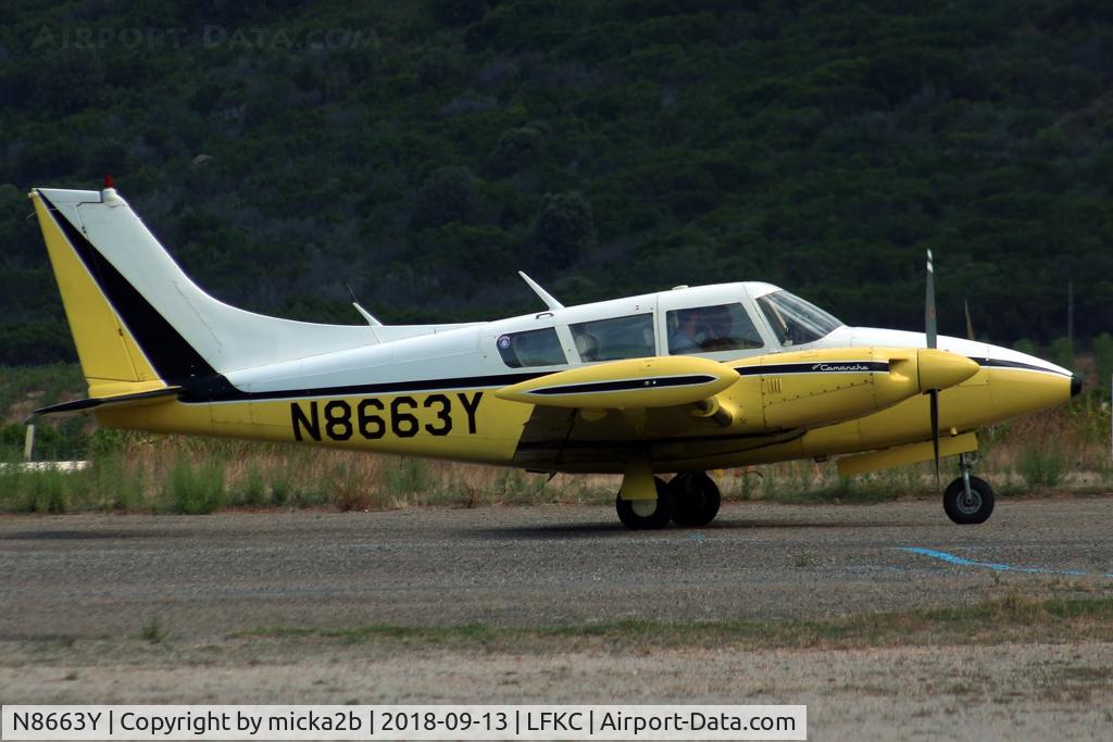 N8663Y, 1969 Piper PA-30 Twin Comanche C/N 30-1805, Taxiing
