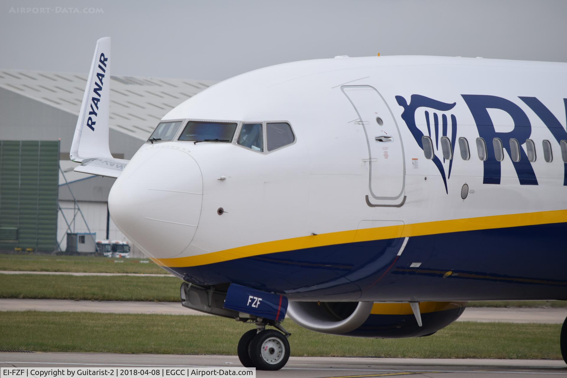 EI-FZF, 2017 Boeing 737-8AS C/N 44779, At Manchester