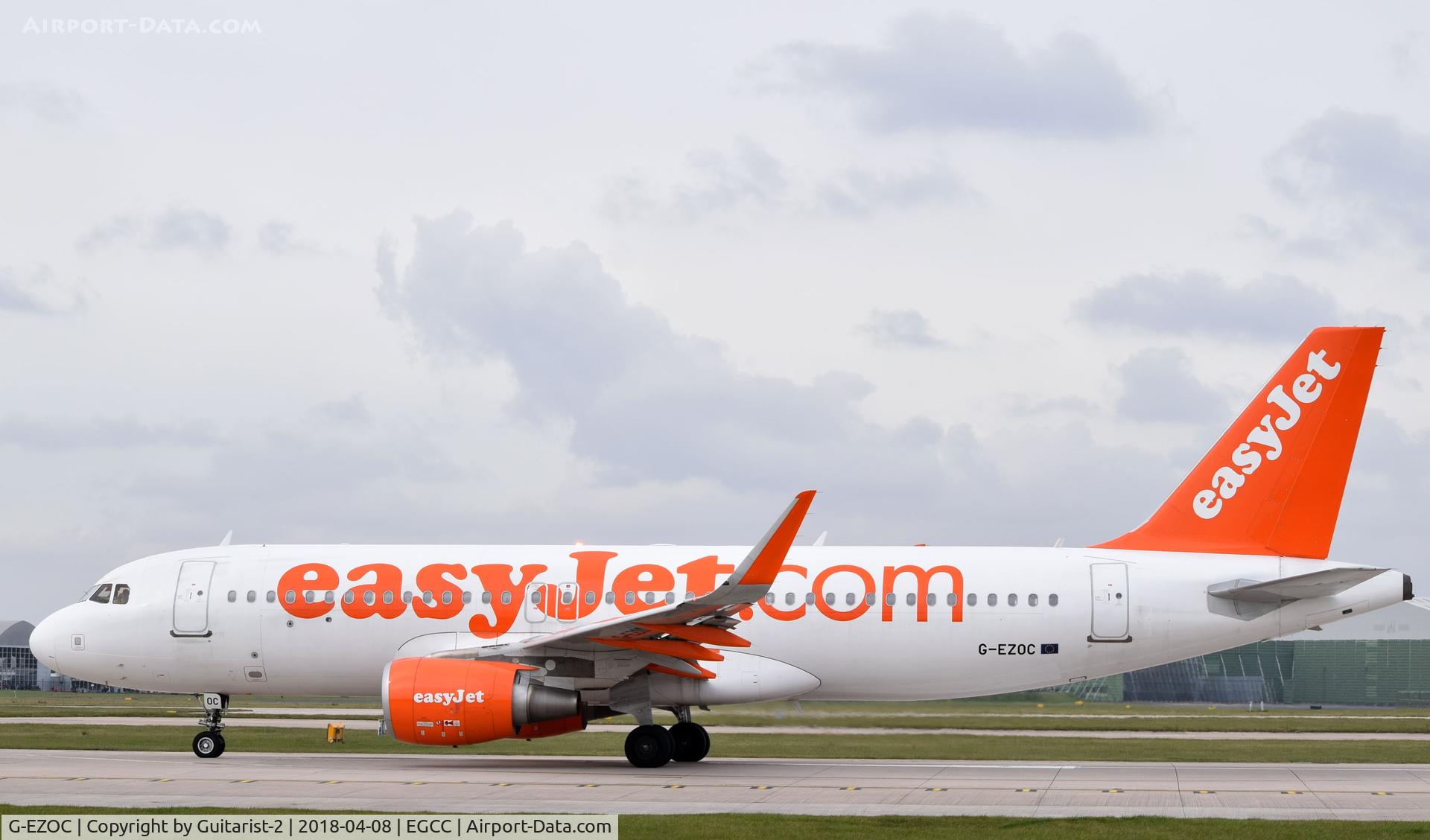G-EZOC, 2015 Airbus A320-214 C/N 6485, At Manchester
