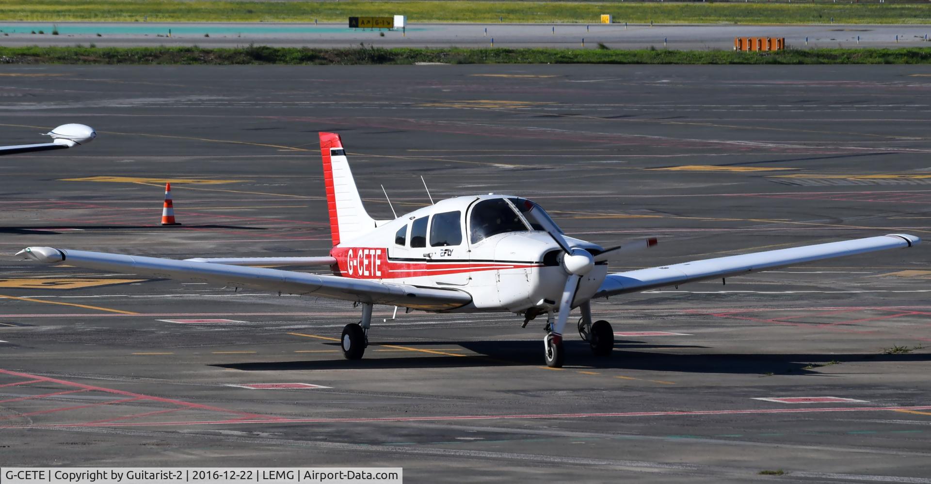 G-CETE, 2000 Piper PA-28-161 Cherokee Warrior III C/N 2842079, At Malaga