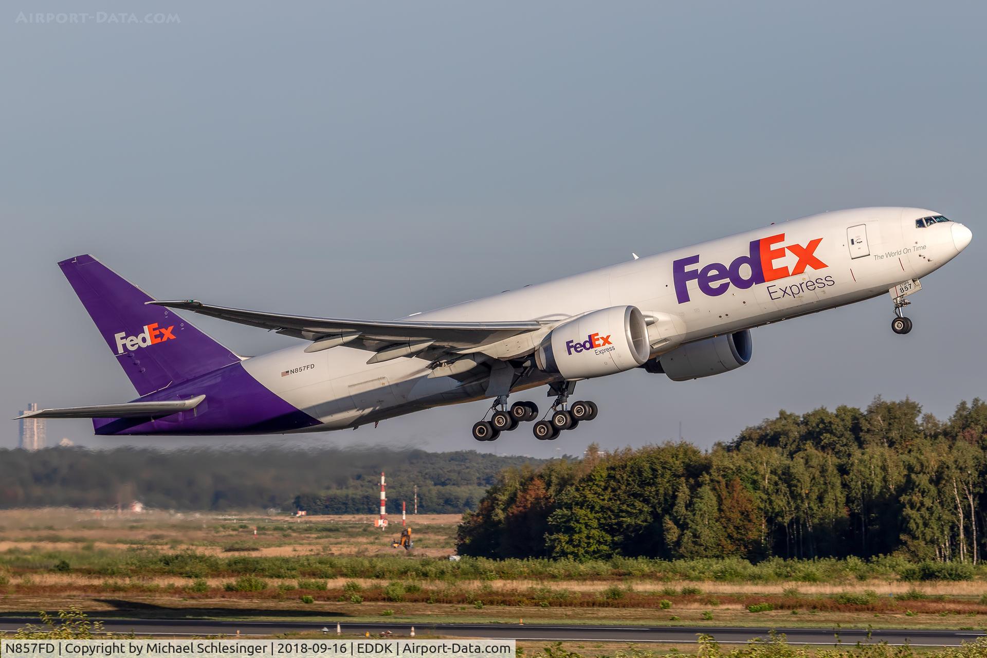 N857FD, 2010 Boeing 777-FS2 C/N 37728, N857FD - Boeing 777-FS2 - Federal Express (FedEx)