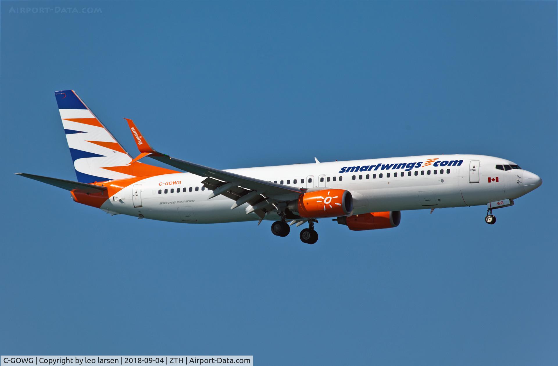 C-GOWG, 2010 Boeing 737-86J C/N 37757, Zakynthos Greece 4.9.2018