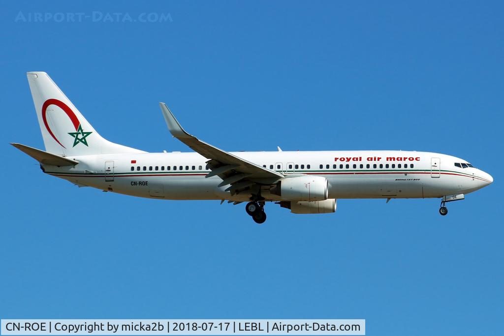 CN-ROE, 2006 Boeing 737-8B6 C/N 33063, Landing