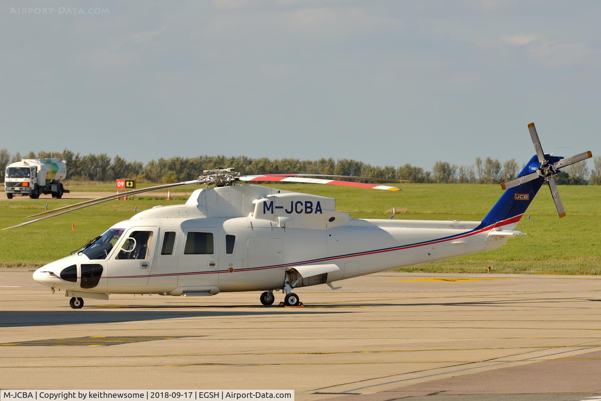 M-JCBA, 2011 Sikorsky S-76C C/N 760807, Regular visitor.