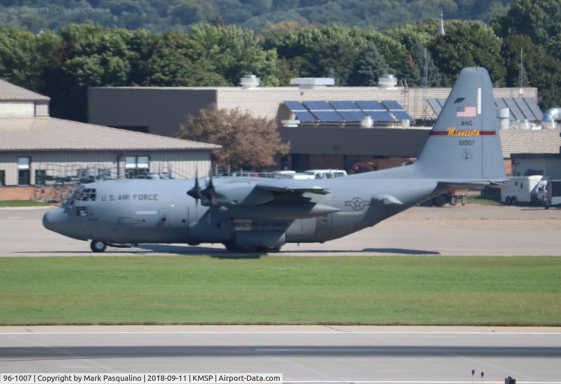 96-1007, 1996 Lockheed C-130H Hercules C/N 382-5427, Lockheed C-130H