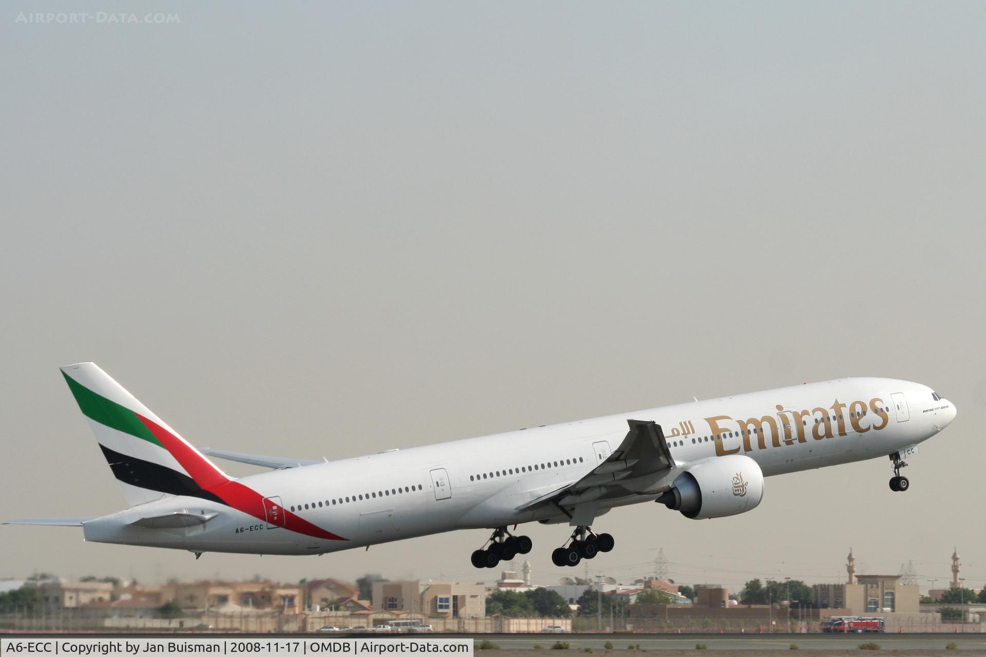 A6-ECC, 2007 Boeing 777-36N/ER C/N 33865, Emirates