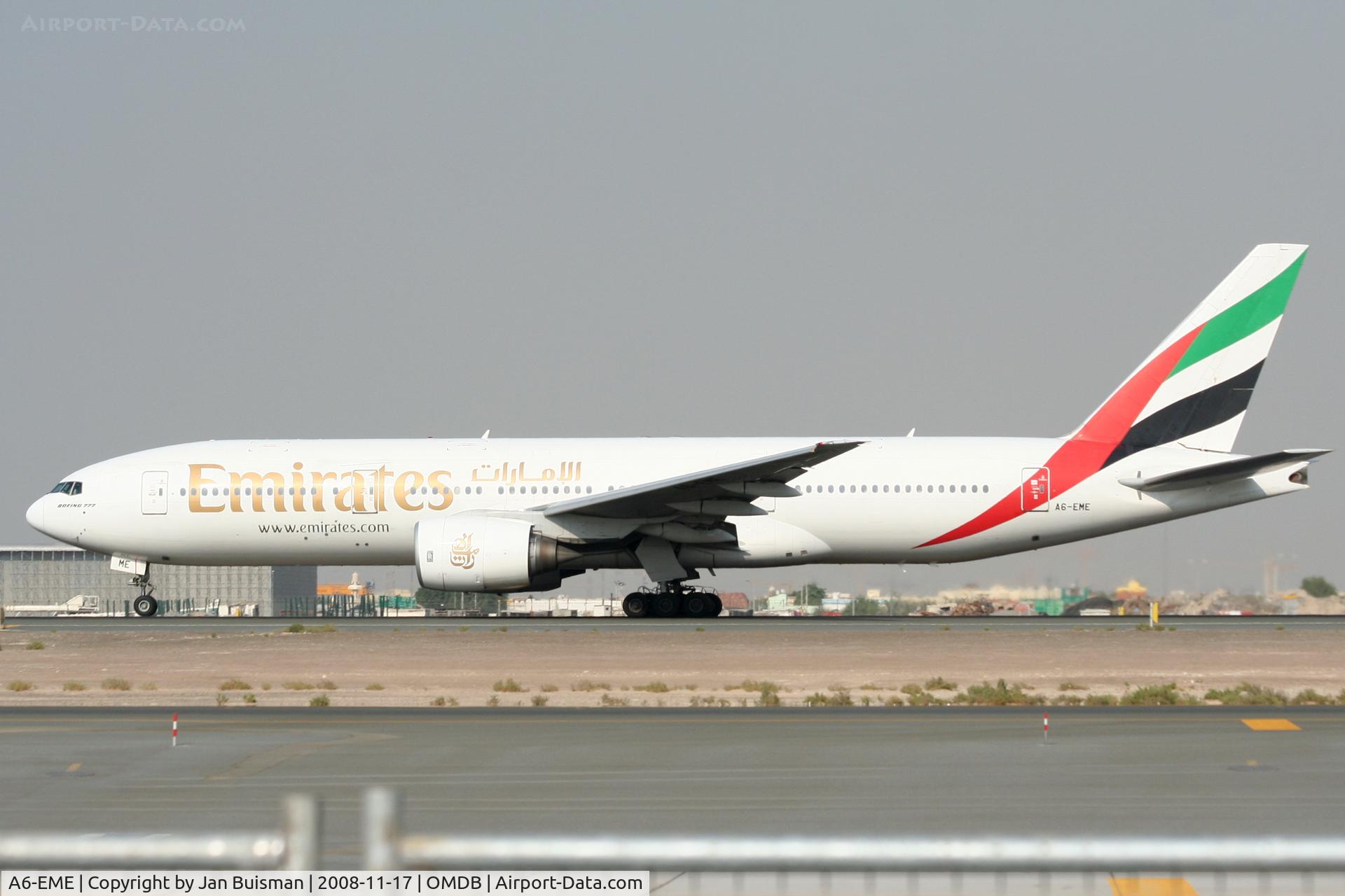 A6-EME, 1996 Boeing 777-21H C/N 27248, Emirates