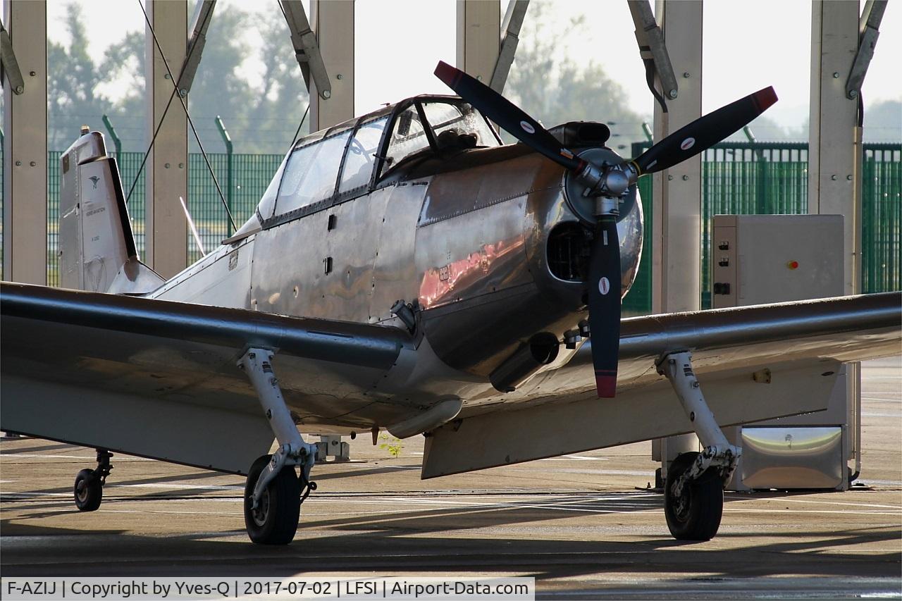 F-AZIJ, 1961 Nord 3202B-1 Master C/N 85, Nord 3202B-1 Master, Parked, St Dizier-Robinson Air Base 113 (LFSI) Open day 2017