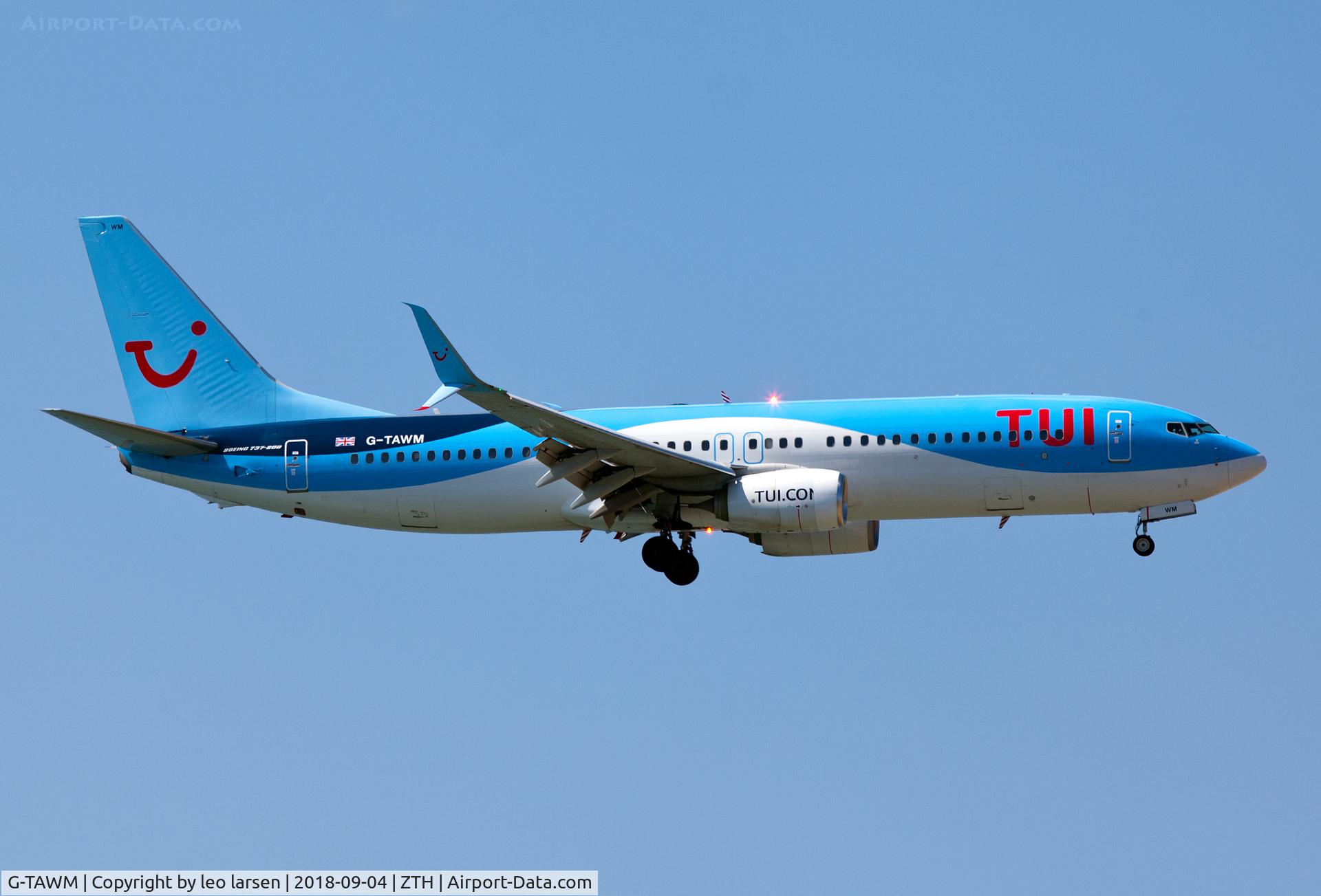 G-TAWM, 2013 Boeing 737-8K5 C/N 37249, Zakynthos Greece 4.9.2018