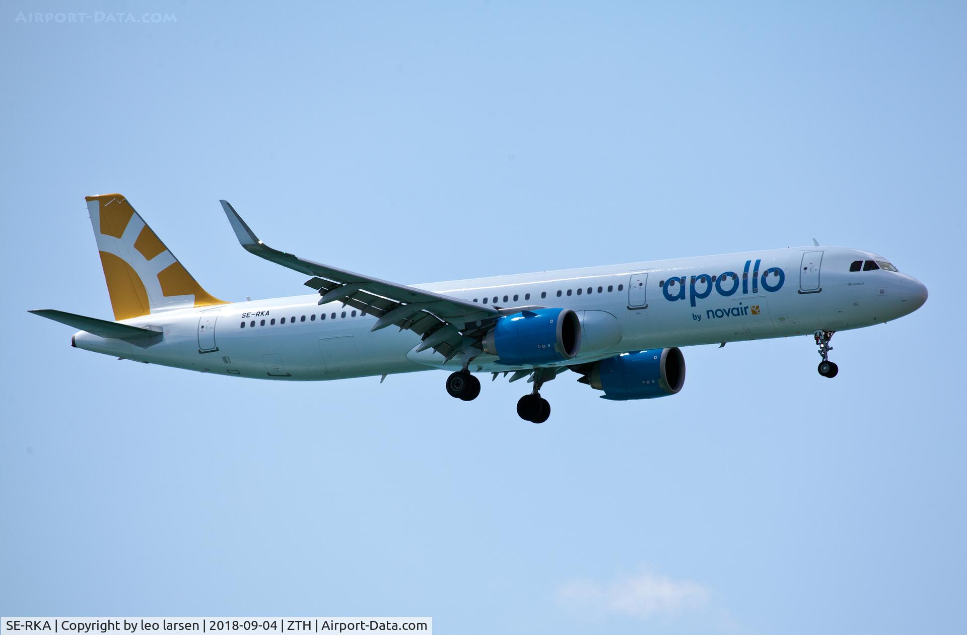 SE-RKA, 2017 Airbus A321-251N C/N 7746, Zakynthos 4.9.2018