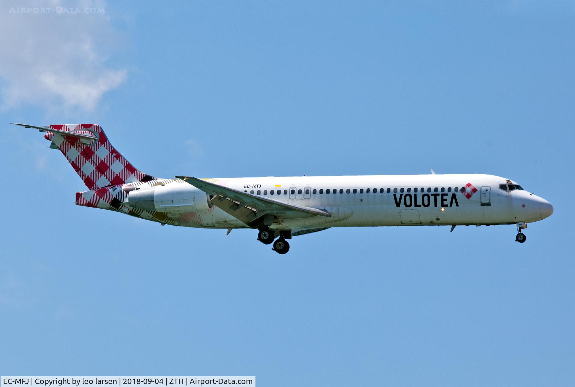 EC-MFJ, 2000 Boeing 717-2CM C/N 55060, Zakynthos 4.9.2018 app to R-34