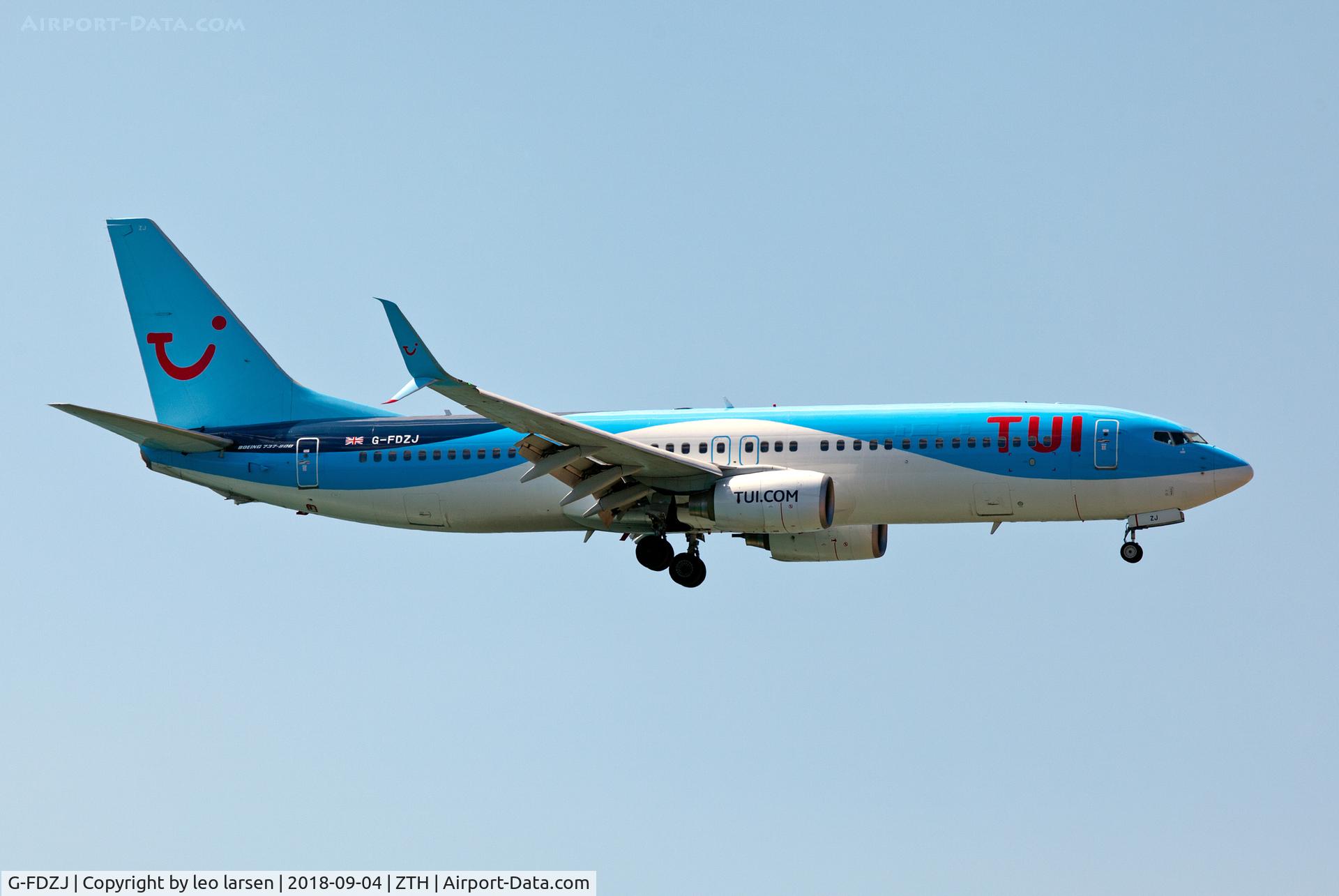 G-FDZJ, 2007 Boeing 737-8K5 C/N 34690, Zakynthos 4.9.2018
