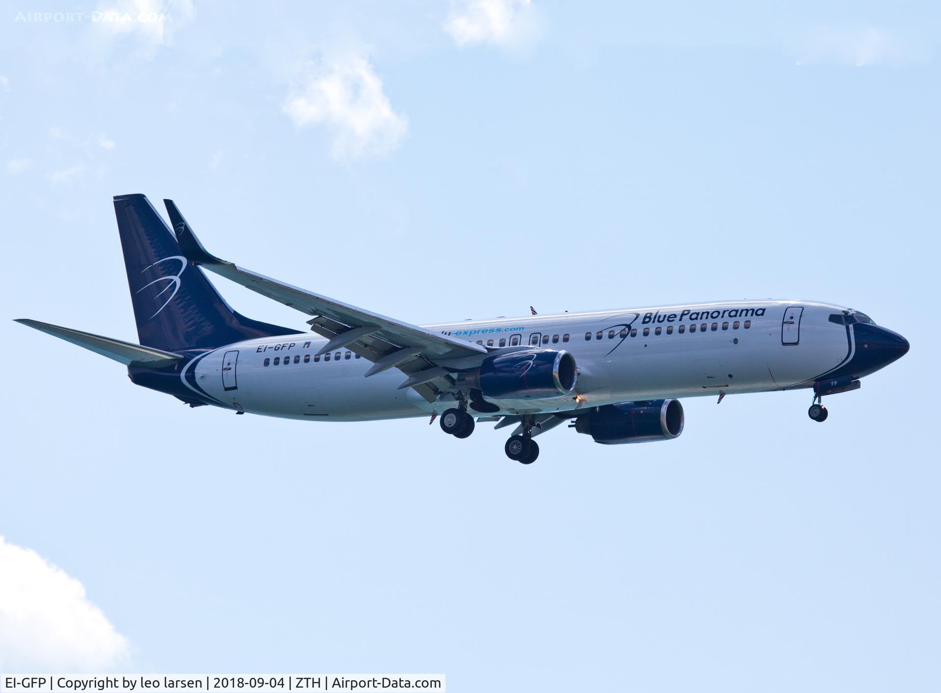 EI-GFP, 1999 Boeing 737-89L C/N 29878, Zakynthos Greece 4.9.2018