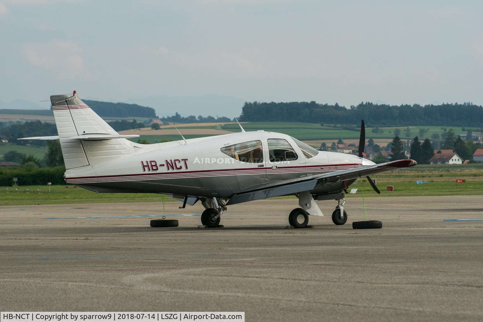 HB-NCT, 1976 Rockwell International 112A Commander C/N 442, After a visit in the paint-shop.