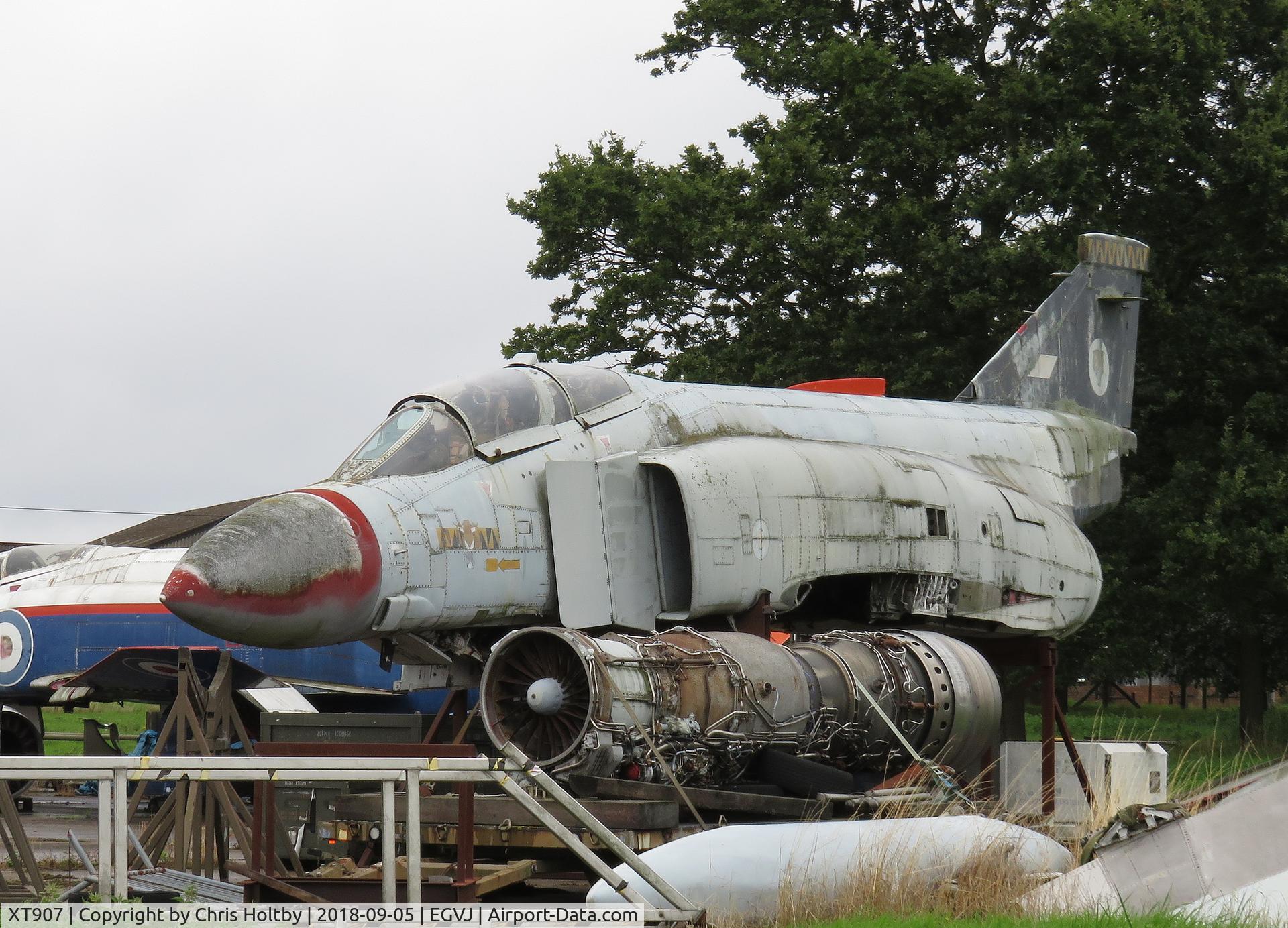XT907, 1968 McDonnell Douglas Phantom FGR2 C/N 2665, Stored outside at ex-RAF Bentwaters Suffolk & sadly falling apart.