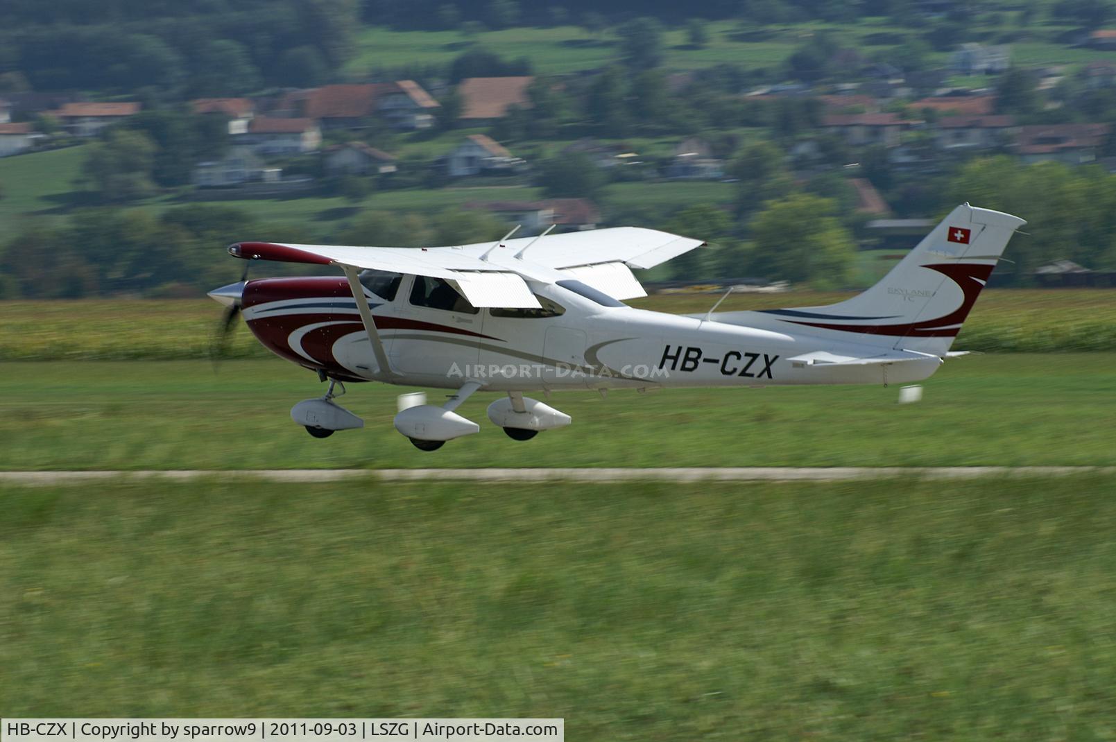 HB-CZX, 2009 Cessna T182T Turbo Skylane C/N T18208965, At Grenchen