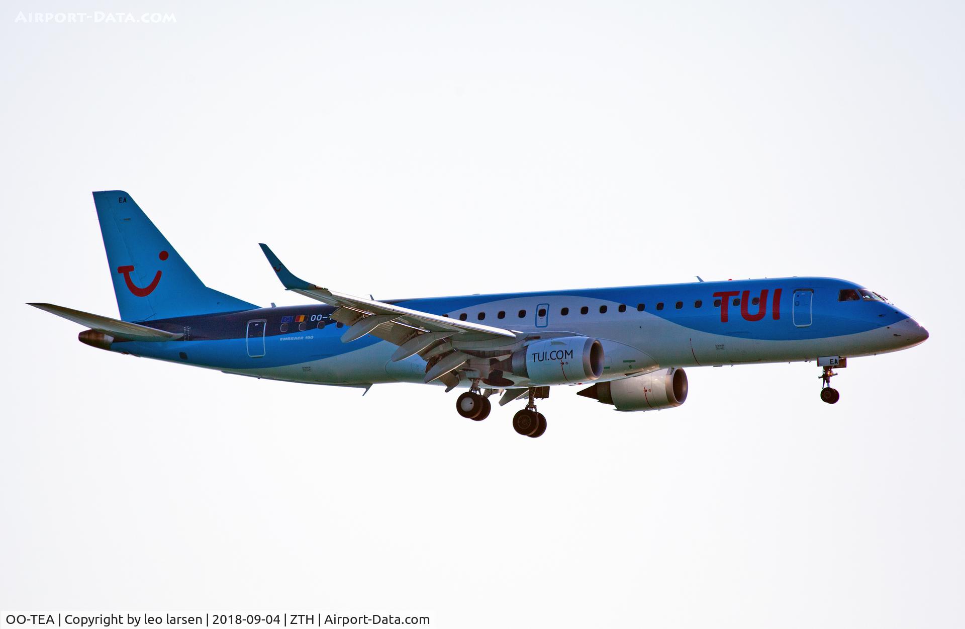 OO-TEA, 2014 Embraer 190LR (ERJ-190-100LR) C/N 19000665, Zakynthos 4.9.2018