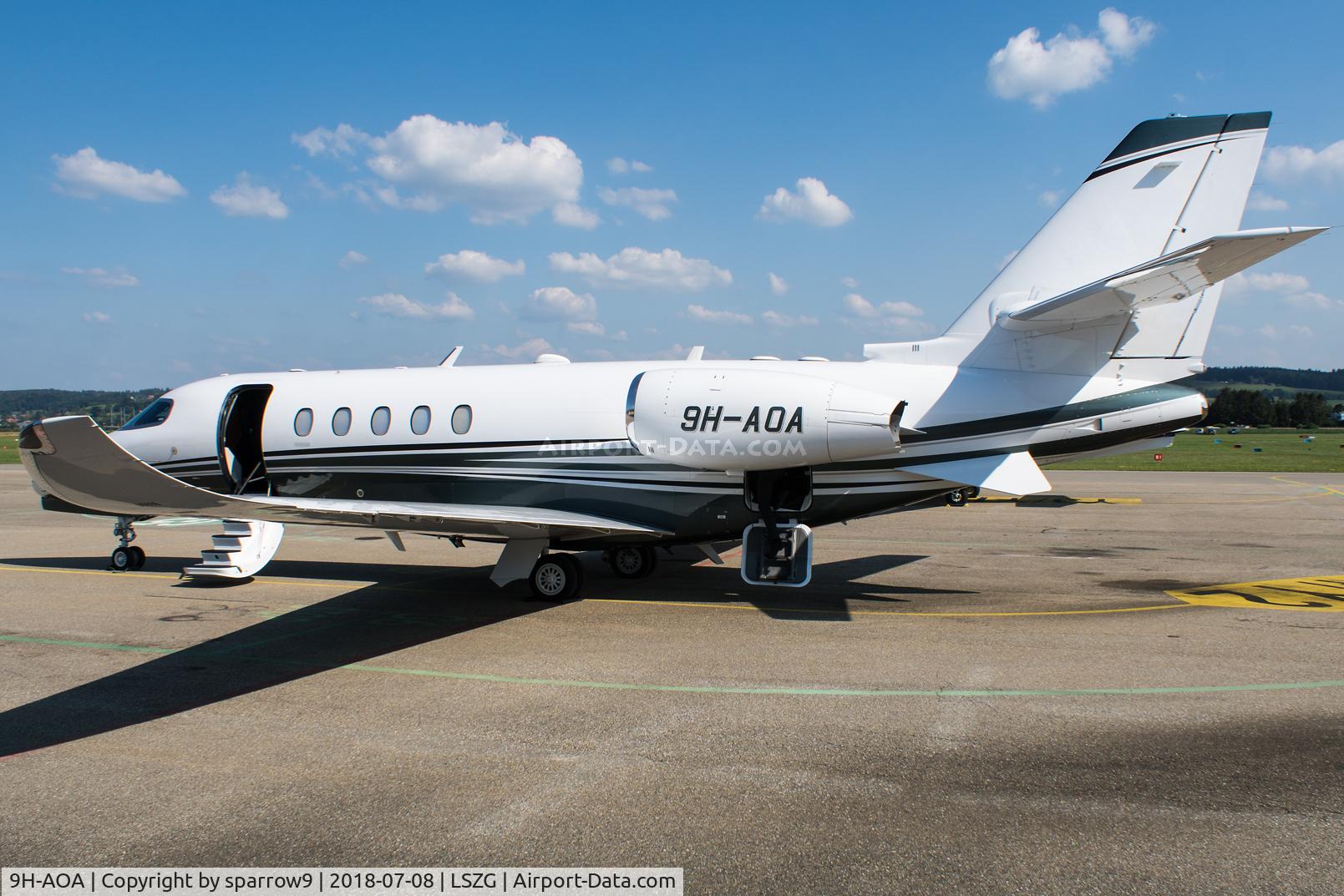 9H-AOA, 2017 Cessna 680A Citation Latitude C/N 680A-0070, Was already here under Swiss registration.
