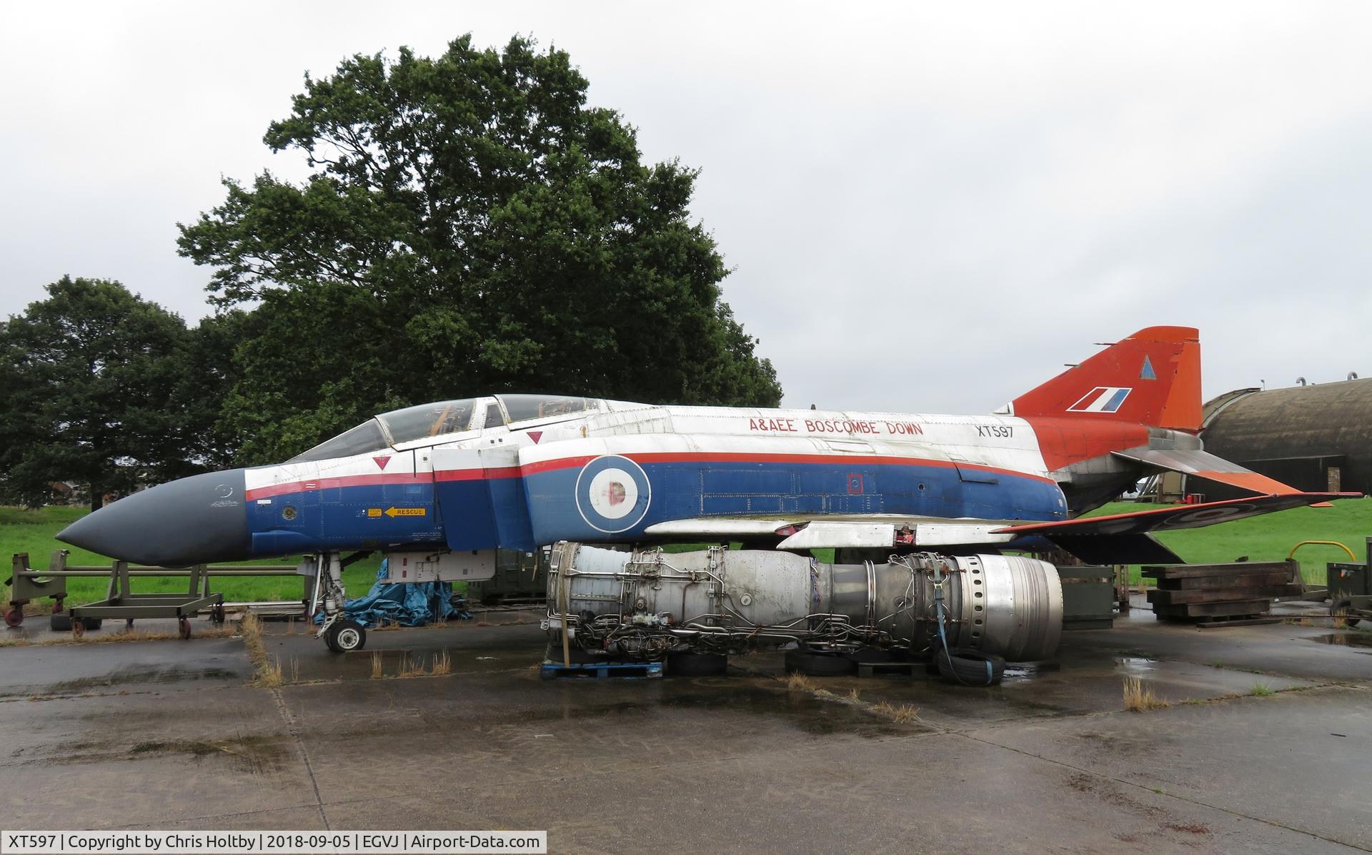 XT597, 1966 McDonnell Douglas Phantom FG1 C/N 1611, Slowly deteriorating outside at ex-RAF Bentwaters, Suffolk