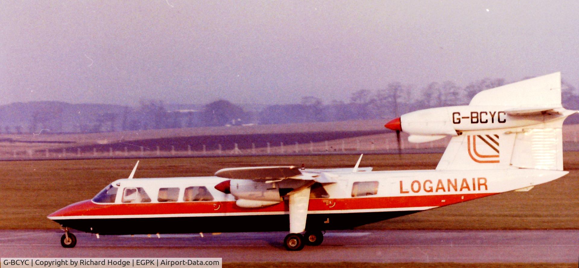 G-BCYC, 1975 Britten-Norman BN-2A Mk.III-2 Trislander C/N 1011, A few years back