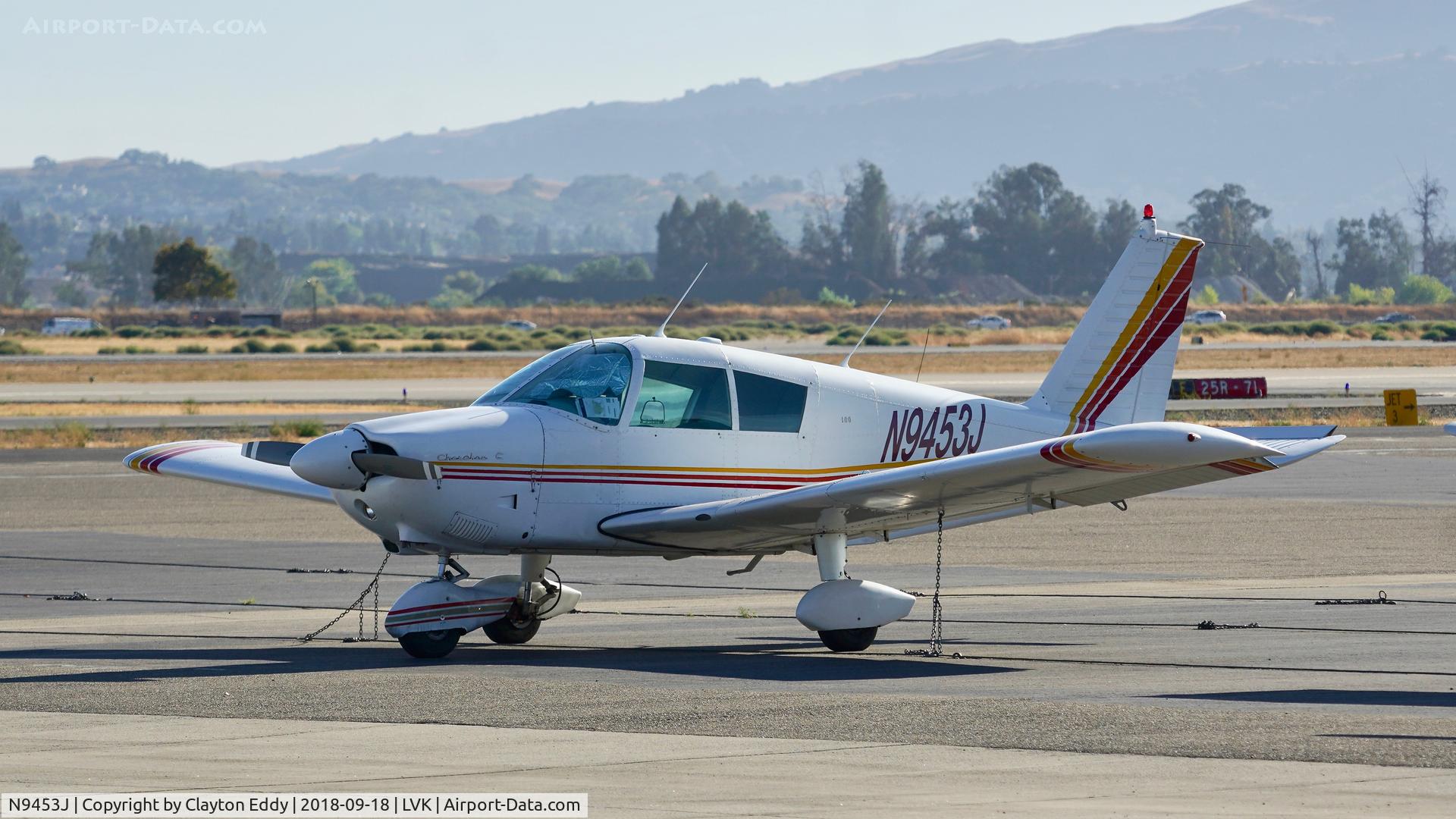 N9453J, 1966 Piper PA-28-180 C/N 28-3566, Livermore Airport California 2018.