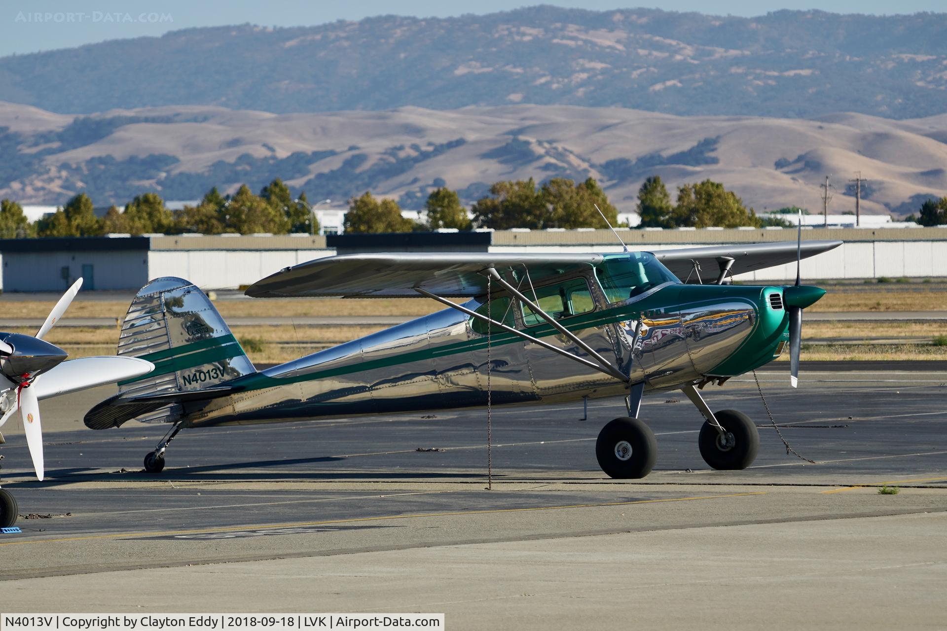 N4013V, 1948 Cessna 170 C/N 18332, Livermore Airport California 2018.