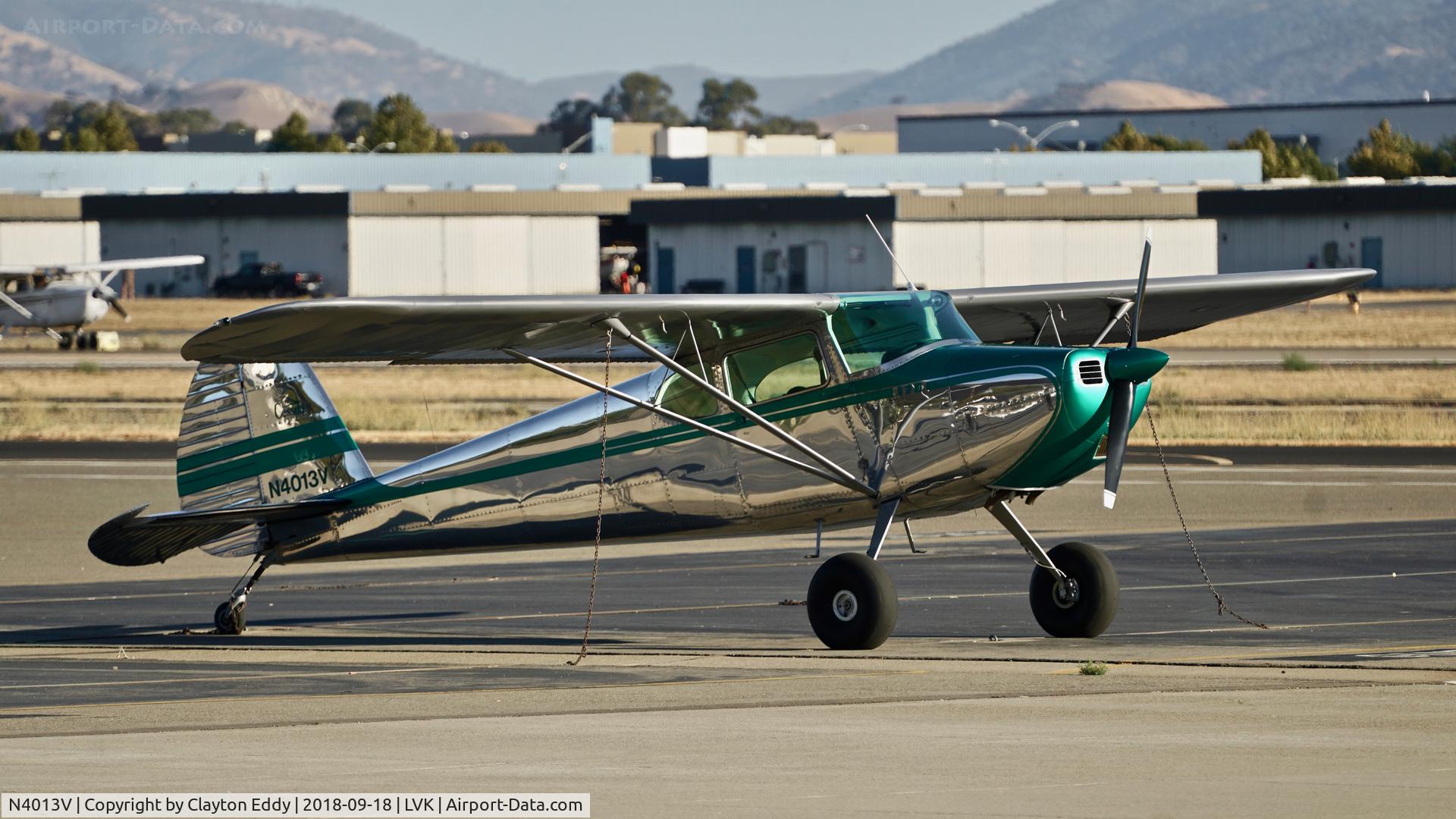 N4013V, 1948 Cessna 170 C/N 18332, Livermore Airport California 2018.