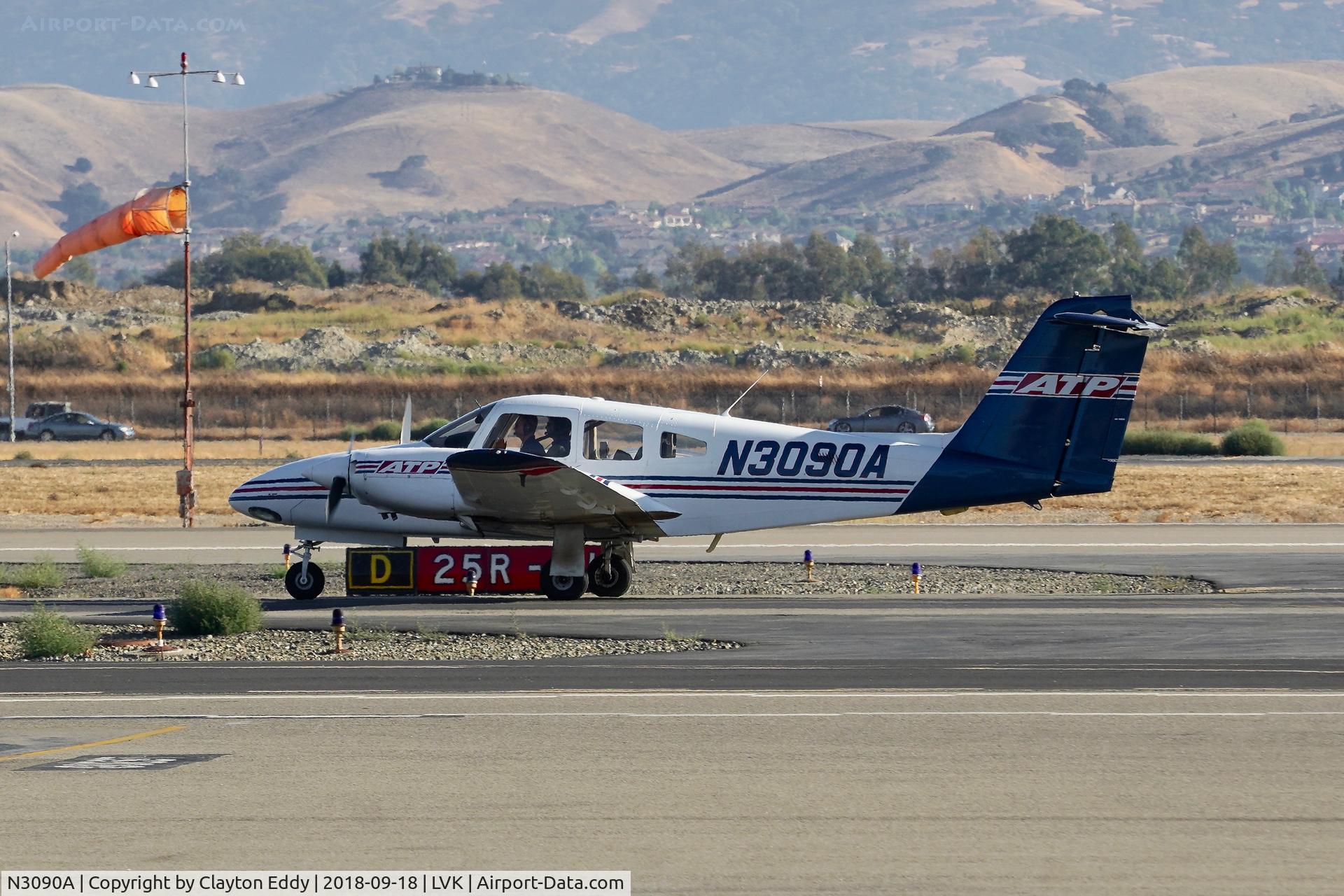 N3090A, 2004 Piper PA-44-180 Seminole C/N 4496183, Livermore Airport California 2018.