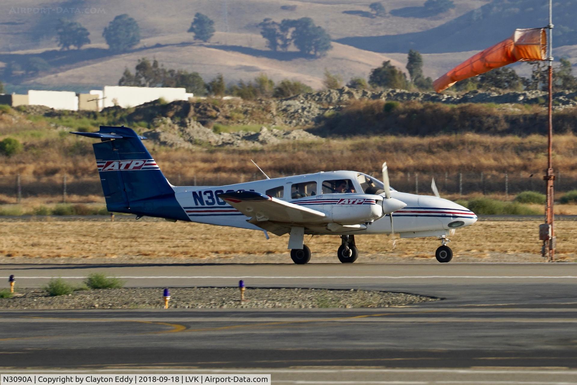N3090A, 2004 Piper PA-44-180 Seminole C/N 4496183, Livermore Airport California 2018.