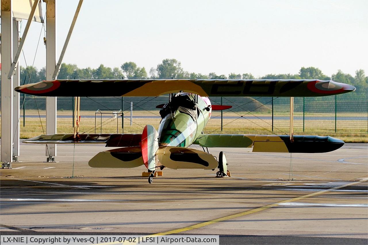 LX-NIE, 2011 Nieuport 28 C.1 Replica C/N 100, Nieuport 28 C.1 Replica, Parked, St Dizier-Robinson Air Base 113 (LFSI)