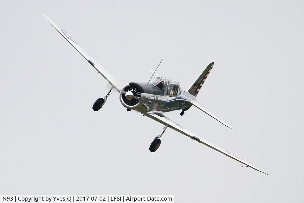 N93, 1943 Convair BT-13A Valiant C/N 9102, Convair BT-13A, On display, St Dizier-Robinson Air Base 113 (LFSI) Open day 2017