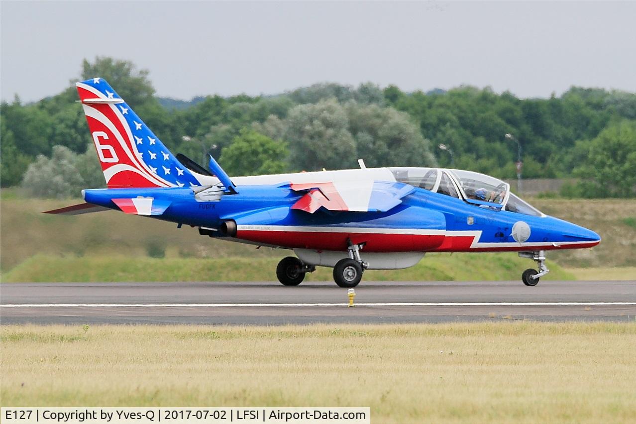 E127, 1983 Dassault-Dornier Alpha Jet E C/N E127, Dassault-Dornier Alpha Jet E (F-UGFK), Landing rwy 11, St Dizier-Robinson Air Base 113 (LFSI) Open day 2017